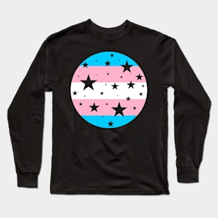 Trans Pride Stars Long Sleeve T-Shirt